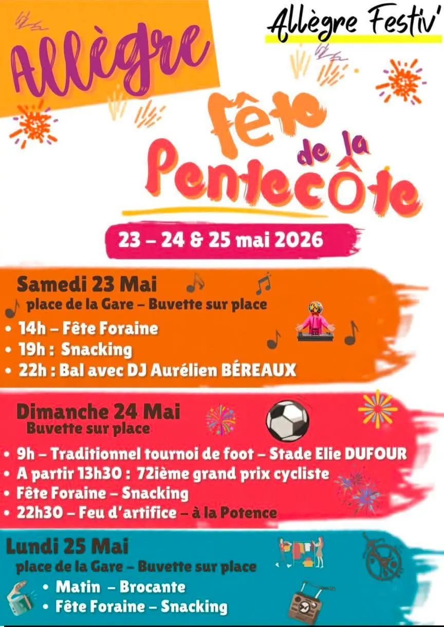 Affiche de la Fête de la Pentecôte